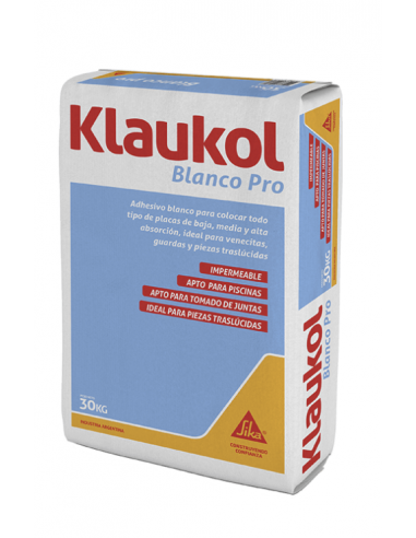 Pegamento Klaukol Blanco Pro 30kg