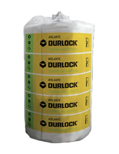 Durlock Lana PET Muro C/Barrera de Vapor de 70mm